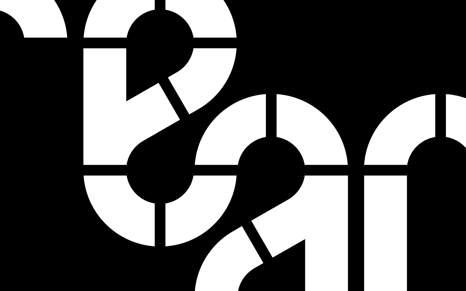 Detalle de la versión en negativo del logotipo diseñado para la Red Española de Asociaciones de Diseño