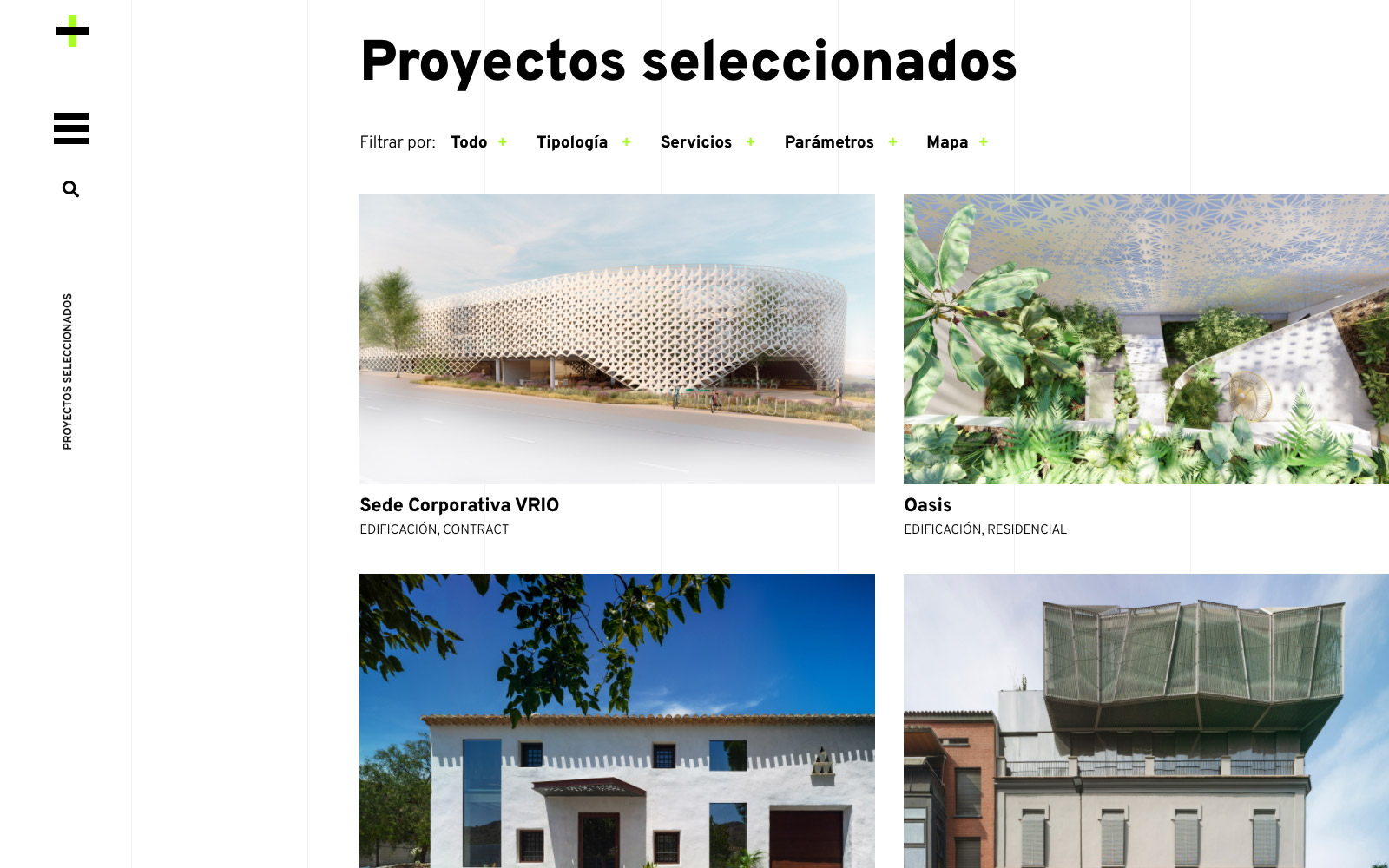 Diseño y desarrollo web del portfolio del estudio Santa-Cruz Arquitectura