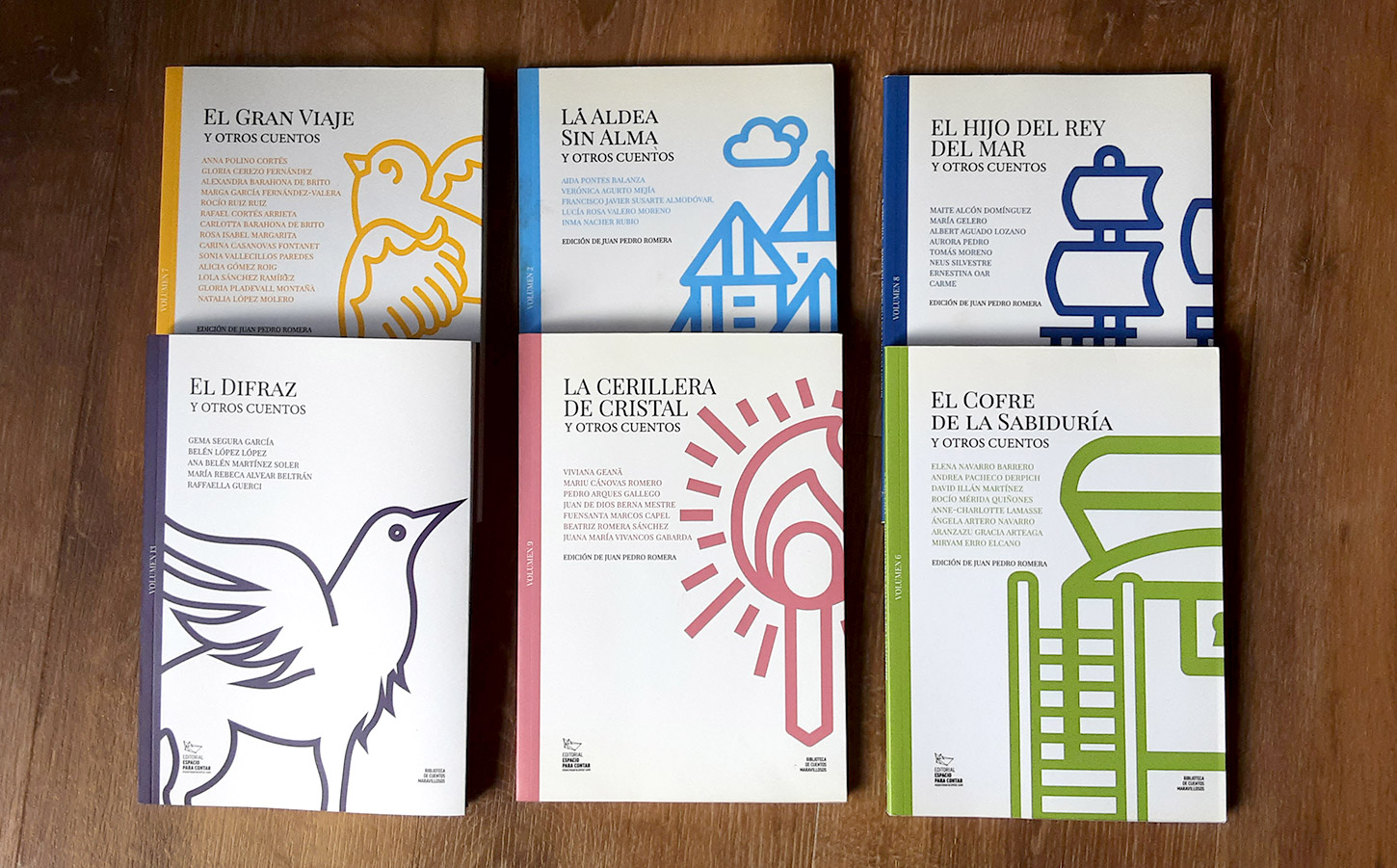 Diseño editorial de libros de la colección Érase tu vez