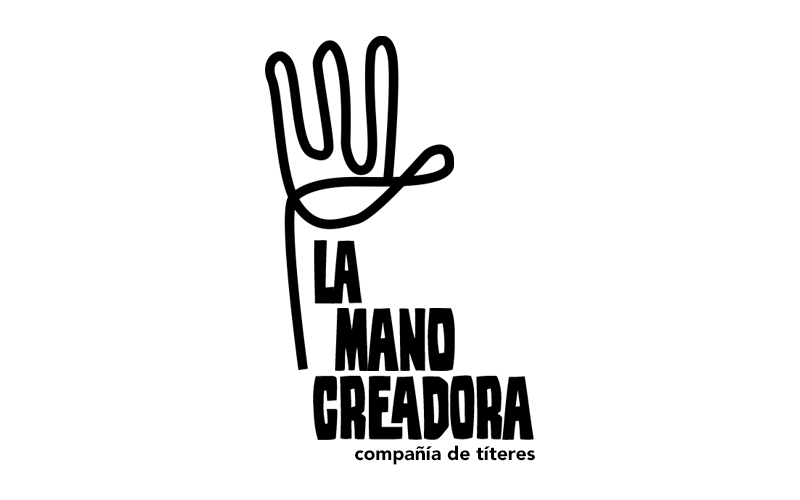 Logotipo para la compañía de títeres La Mano Creadora