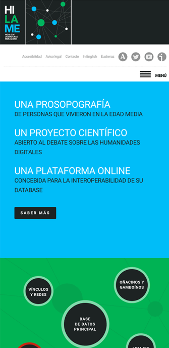 Diseño web móvil responsive para HILAME (CSIC)